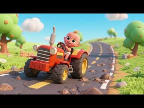 Baby Tractor’s Bumpy Road Rhythm | Fun Kids Songs & Nursery Rhymes