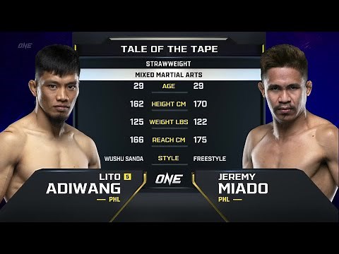 Lito Adiwang vs. Jeremy Miado | ONE Championship Full Fight