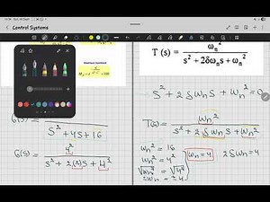 Calculating Damping Ratio and Natural Frequency in Second-Order Systems