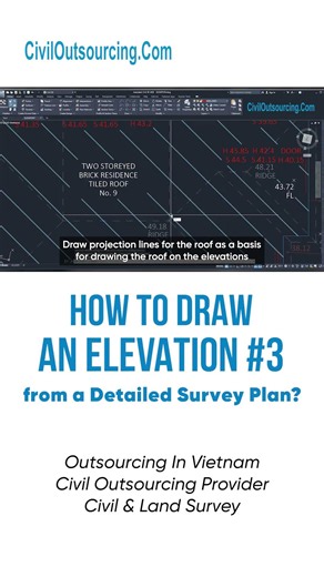 #3 How to Draw an Elevation from a Detailed Survey Plan