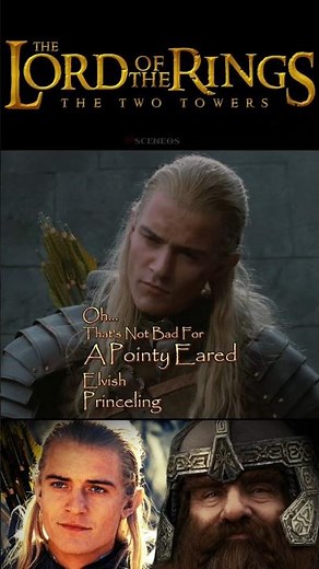 Legolas: 42. Gimli: 43. | LotR Extended Scene