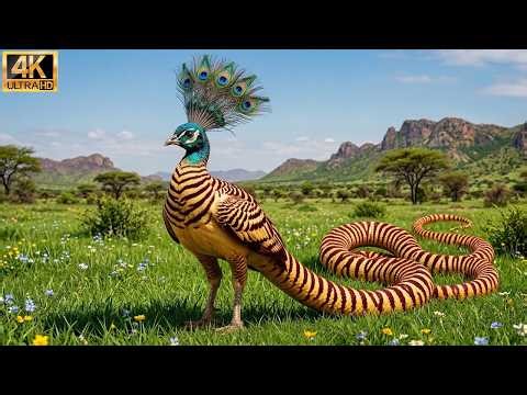 Top 50 Strangest Tropical Birds | 4K Nature Sound ASMR