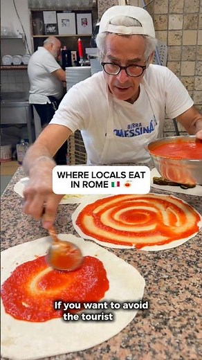 Where locals eat in Rome 🇮🇹🍝