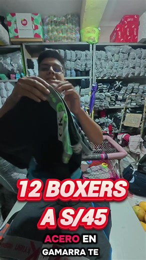 Boxer pant 12 unidades S/45 - Ropa interior hombre al por mayor