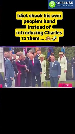 Truly an idiot!🤣 #donaldtrump #trumpmeme #charles #trendingshorts #viral #funny #memes #stockmarket