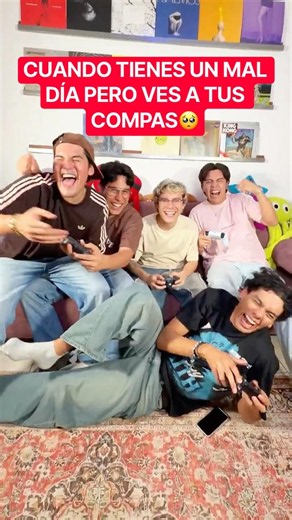 CUANDO TIENES UN MAL DÍA PERO VES A TUS COMPAS🥺❤️