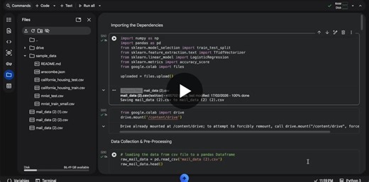 Spam Mail Detection using NLP and Machine Learning | Rahul Sharma posted on the topic | LinkedIn