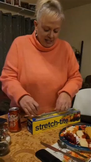 Stretch-Tite | When you discover the slide cutter, wrapping leftovers becomes the highlight of holiday meals. ✨ Credit @blaise_travels (and their mom!!) | Instagram