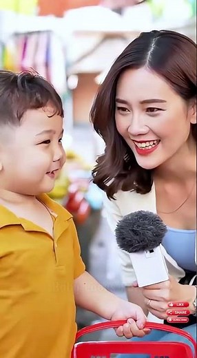 Cậu Bé Ngây Thơ Khiến Cả Khu Chợ Cười Xòa Vì Lý Luận “Không Ai Ngờ” 😄