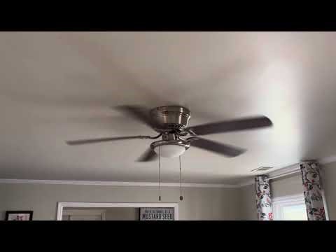 Home Depot hugger ceiling fan ￼at a house ￼