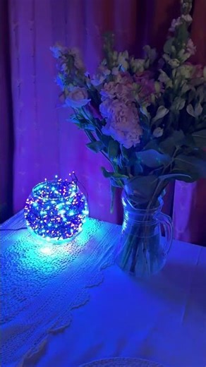 | Easy DIY Fairy Lights Decor