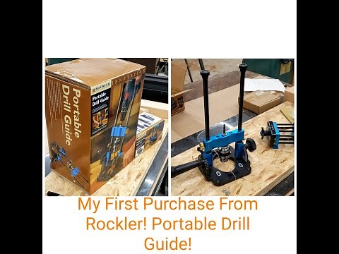 My First Rockler Purchase! Portable Drill Guide And Mini Vise!