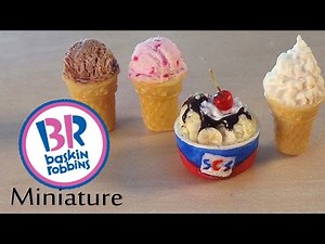 Baskin Robbins Inspired Polymer Clay Ice Cream Tutorial