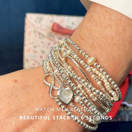 Watch me create a beautiful stack with the exclusive IMERAKI collection at John Greed Jewellery ❤️ Get UP TO 50% OFF this Black Friday, prices starting from only £7 👉 https://bit.ly/448ZeHO | John Greed Jewellery