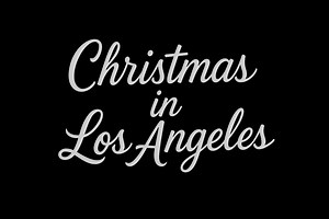 Christmas in Los Angeles, Script-style Font, White Color Bold Text, Xmas PNG, Digital File, Transparent Background, December 25th, L.A. - Etsy Canada