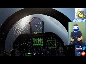 Let's Play Ace Combat 7 in VR | Mission #1 with the F-18