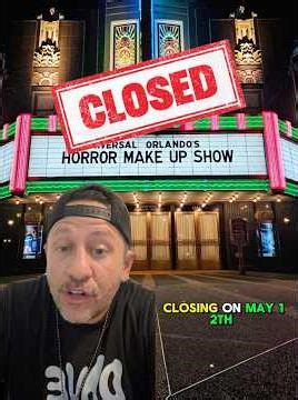 Universal Just Ended an Era 🎭 Horror Make-Up Show Closing