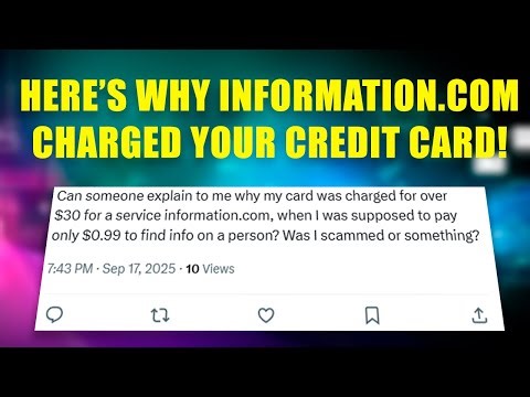 I* Information.com Charged Your Credit Card For More Than $0.99? How To Cancel Subscription?