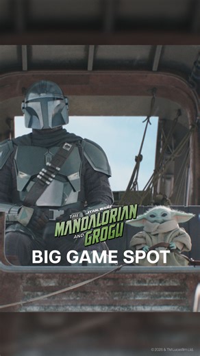 Watch the big game spot and see The Mandalorian and Grogu only in theaters and IMAX May 22. | Disney D23