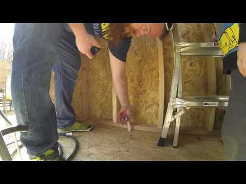 Installing Splendide Washer/Dryer Combo in Our Shed