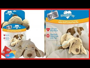 HuggiePup by Pets Know Best- Cuddly Puppy Behavioral Aid Toy, Great for Crate Training- Pulsing