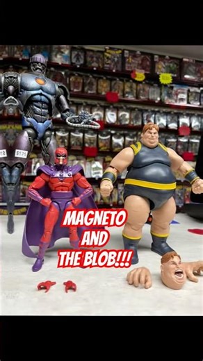 Available now! At BigReds Toy Store!!! Marvel Legends Magneto and the Blob! #marvel #marvellegends l