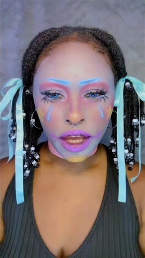 I guess he’s just different | Alt Makeup looks #creativemakeup #creativemakeuplooks #alt