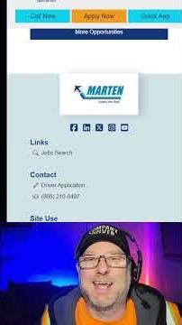 My Experience with Marten Transport