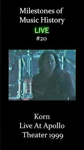 Milestones of Music History - Korn / Live At The Hammerstein 2002 #korn #numetal #livemusic #reels