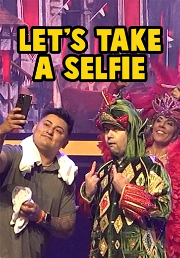 Piff the Magic Dragon live in Vegas selfie moment