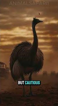 This Bird Survived a War?🪶Emu Facts You Never Knew #Emu #EmuFacts #FlightlessBird#AustralianWildlife