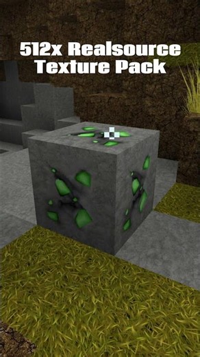 The MOST Realistic Emerald Ever... #minecraft #realistic #texturepackminecraft