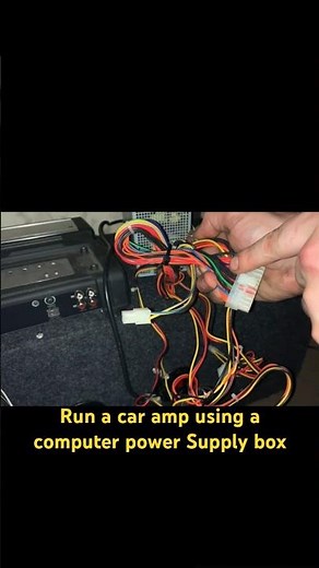 Computer Power Supply Unit (PSU) Running a Car amp HACK