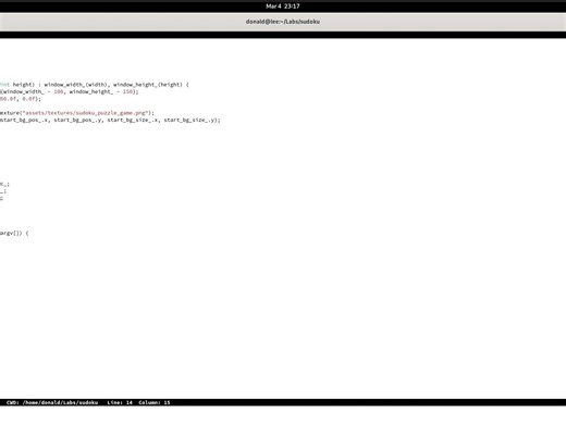 Raylib实现简易数独 - 实现主界面