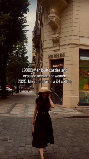 𝐄𝐫𝐢𝐤𝐚 𝐌𝐨𝐧𝐚𝐤𝐨 💋High Standards mentor on Instagram: "Back in the 1900s, men showed love through action, grand gestures, risk, effort, and sacrifice. Today, it seems the same level of commitment terrifies some men; even a small act, like buying a coffee, becomes a source of overthinking and panic. This contrast shows how much effort and courage used to define masculinity, and how far some have strayed from it #feminine #masculine #standards #relationships #fyp"