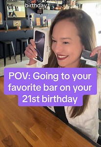 I didn’t recognize her, but I did recognize a few of the guys she was with 😅 #bartender #turning21 #fakeid