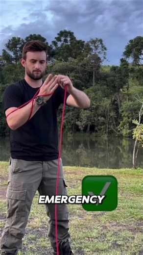 The right way to throw a rope ‼️