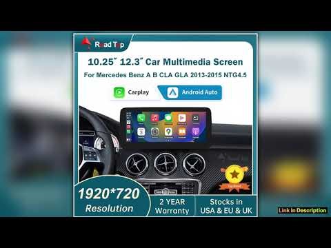 123 Wireless CarPlay Android Auto Multimedia Display Screen for MercedesBenz A W176 B W246 CLA GLA