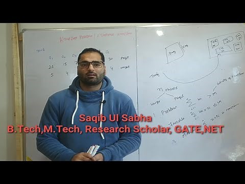 Knapsack Problem with Time Complexity | Knapsack Problem Greedy Method | DAA