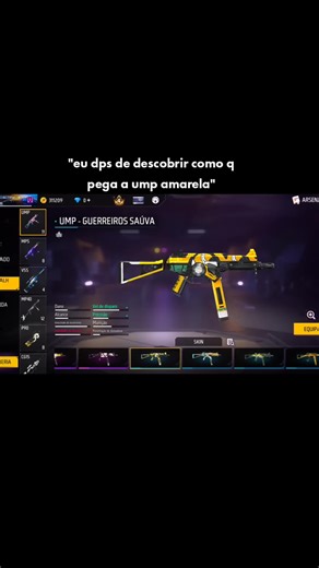 Como Pegar a UMP Amarela no Free Fire