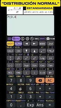 Standardized Normal Distribution with CalcEs