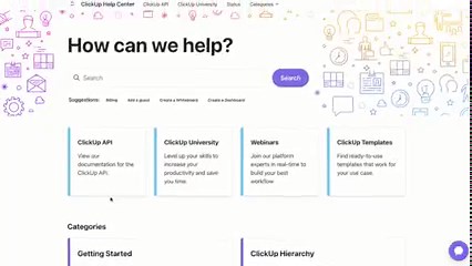 Let's chat!💬 Find the new chat in the Help Center and select "Connect with support" for self-serve options and quick access to contextual help docs.🧠 | ClickUp