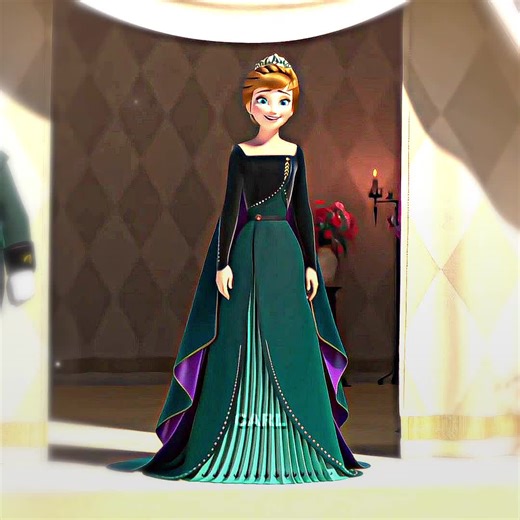 Anna's Pretty Dress in Frozen 2