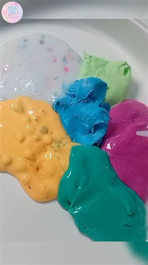 Clay Mixed Butter Slime ASMR | Oddly Satisfying #mixing