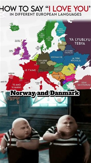 How to say I love you in different European Languages🗣️ #subscribetomychannel #memes #mapguide #geo