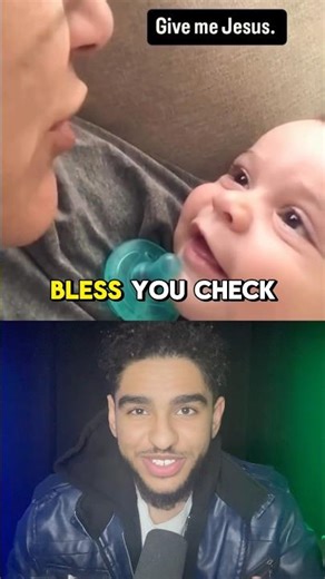 Mother sings Jesus to her baby 🥹🥺 #emotional #adorable #babyshorts