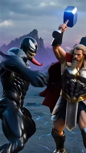 Symbiote of Thunder ⚡🕷️ | When Venom Meets the God of Thunder