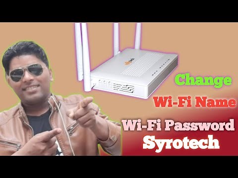 How to Change Wifi Password in Syrotech I How to Change Wifi Name in Syrotech I Syrotech Router