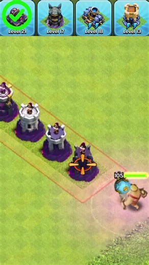 King Spikey ball vs Every Level defences. #clashofclans #coc #trending #viral #shorts #lettrexgaming