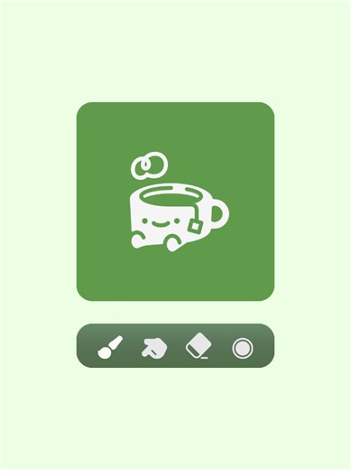 Hire me so I can keep life going and keep making cute, funny logos that make the world a little more adorable! (˶˃ ᵕ ˂˶) #concept #logo #cute #adorable #tea